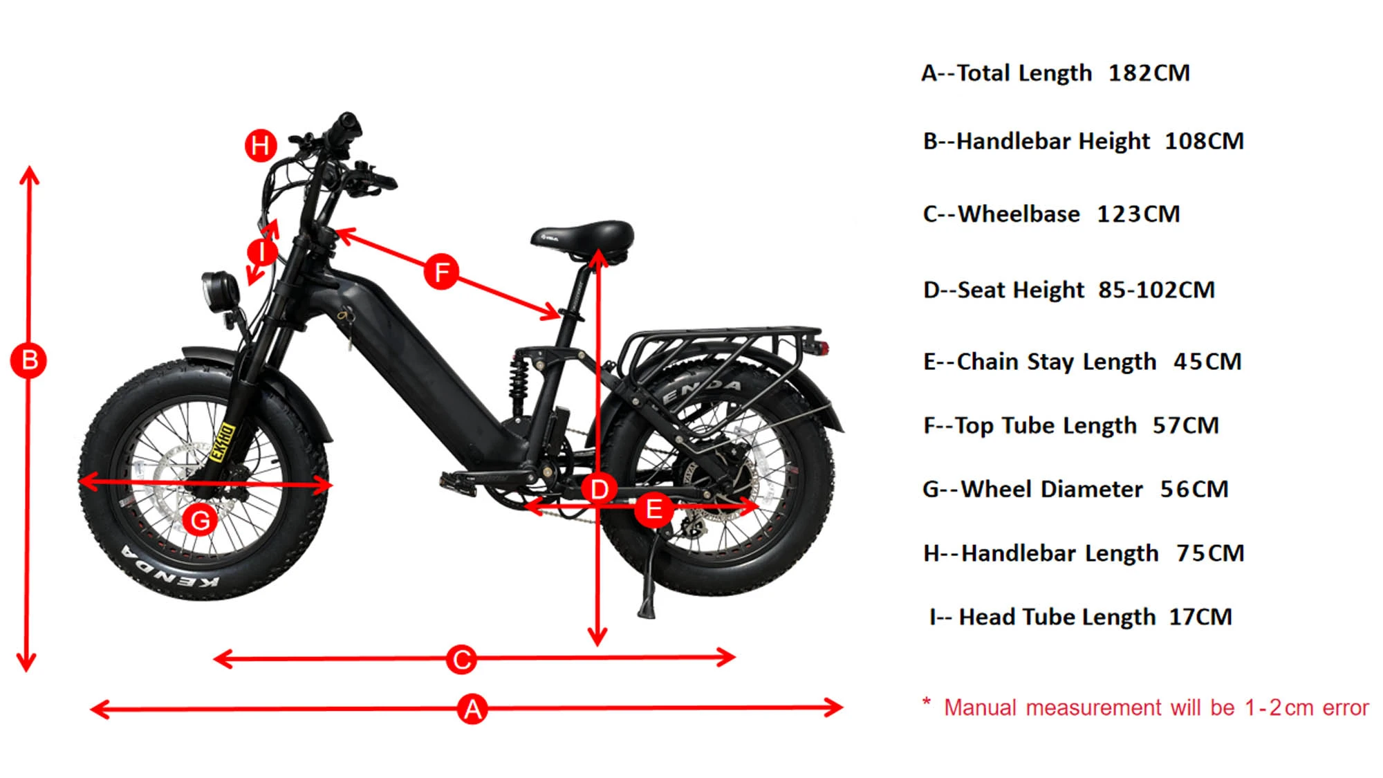 Geometry Of High Speed Electric Bike.webp
