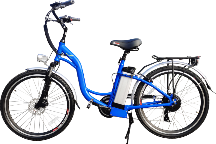 Step thru urban electric bike