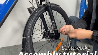 How to install a electric city bike after you receive it