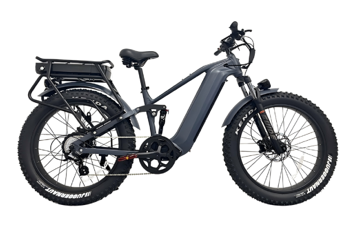 Full Suspension 62V 1500W Electric Fat Bike