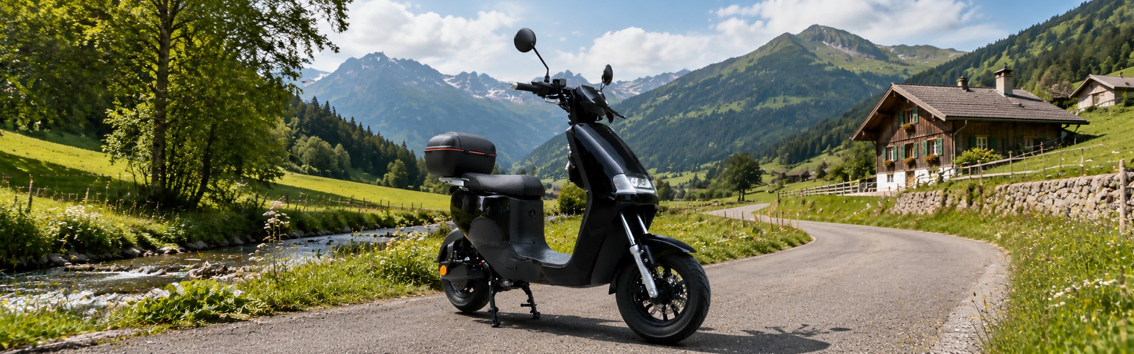 60V 1500W electric moped