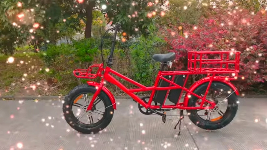 Double Battery Electric Cargo Bike