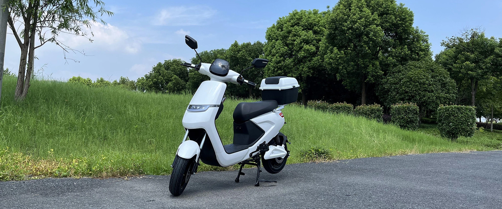 페달을 가진 전기 moped